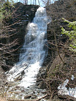 Pratts Falls County Park features this waterfall thats over one hundred feet high!