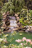 The water features at the Capital District Garden and Flower Show are stunning!