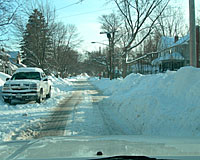 During the week prior to when I took this picture, nearly 40 inches of snow fell in Syracuse.